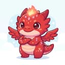 紅蓮の鎧龍（Flare-Monarch Sentinel）- 炎 + 天 + 嵐、堅実・指導者