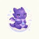 霜叡の叡龍（Glacier-Oracle Lorekeeper）- 氷 + 天 + 嵐、深慮・洞察力