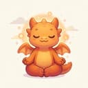 陽炎の叡龍（Ember-Muse Lorekeeper）- 炎 + 天 + 月、深慮・洞察力